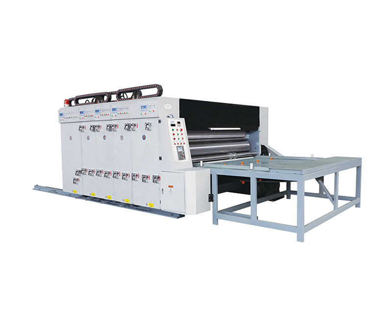 Semi-Automatic chain feeding flexo printer slotter die cutter machine
