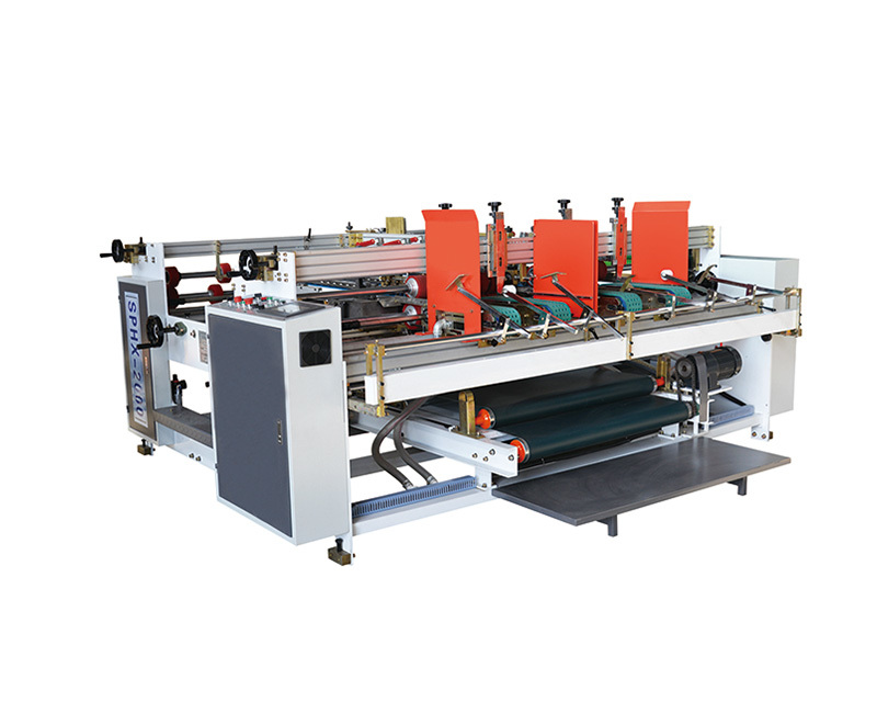SPHX Semi-automatic double piece folder gluer