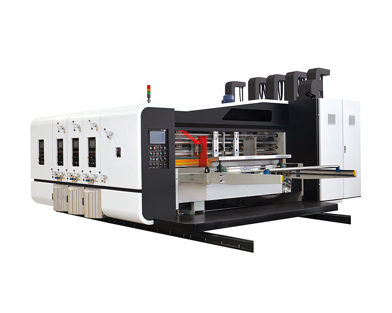 GYKM-B Automatic high speed flexo printer slottler die cutter machine